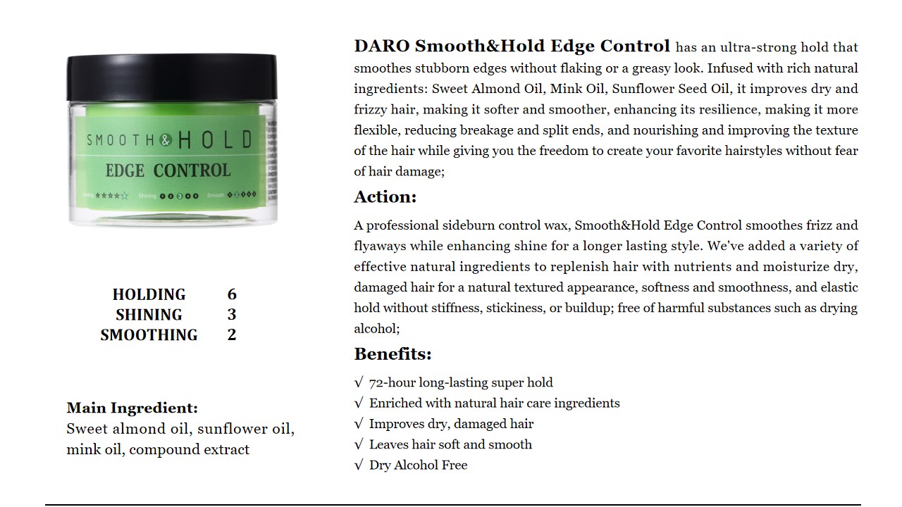 11 DARO Smooth&Hold Edge Control